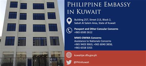 sabah al salem embassy philippines|Embassy of the Philippines in Kuwait .